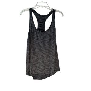 Lululemon heather gray women’s racerback tank top size L   #36-1839